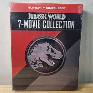 7-Movie BLU-RAY + DIGITAL CODE Jurassic World NEW / SEALED